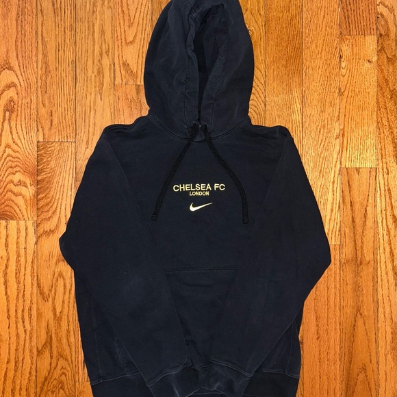 Chelsea FC London Nike Sewn Hoodie Size Small - Picture 1 of 3